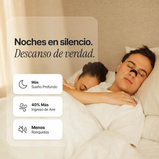 Tiras Nasales Anti Ronquidos - Snooze