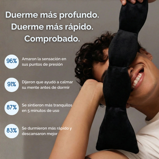 Antifaz con Peso Snooze