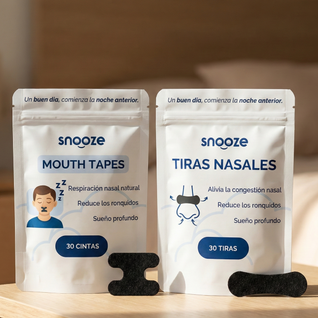 Pack Tiras Nasales + Mouth Tape