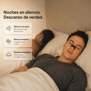 Tiras Nasales Anti Ronquidos - Snooze