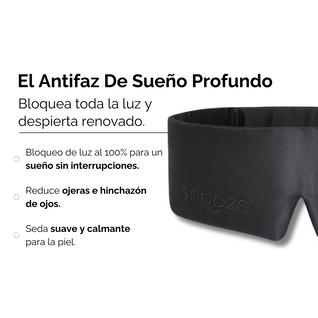 Antifaz de Seda Para Dormir Snooze
