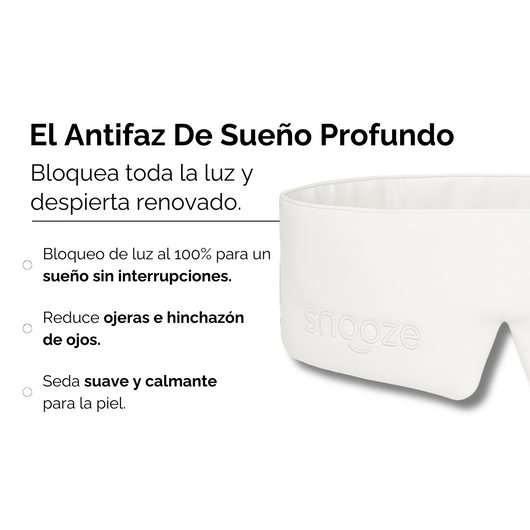 Antifaz de Seda Para Dormir Snooze